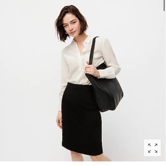 NWT J. Crew black pencil skirt! Never worn! - Picture 2 of 2